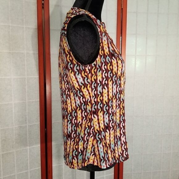 ⭐️ Banana Republic Multi-Colored Sheer Top - Picture 2 of 10